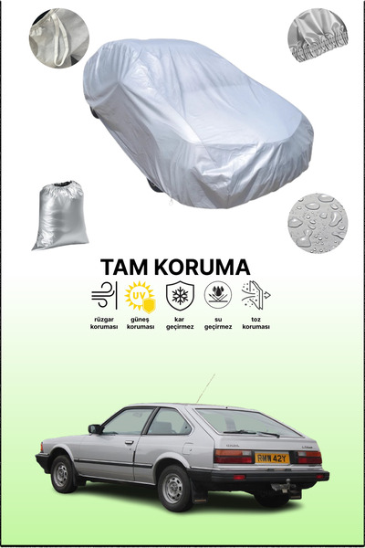 dokaca غطاء سيارة رمادي متوافق مع هوندا أكورد 2 هاتشباك، غطاء سيارة، غطاء واقي