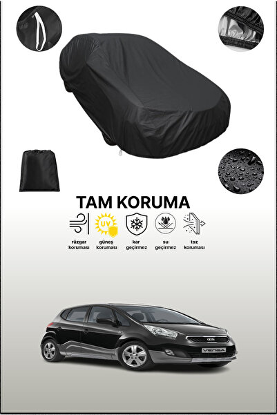 dokaca غطاء سيارة متوافق مع كيا فينجا 2014 - 2021 باللون الأسود، غطاء واقي، غ...