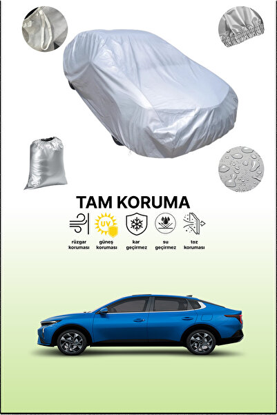 dokaca غطاء سيارة رمادي متوافق مع كيا K3 سيدان 2، غطاء سيارة، غطاء واقي