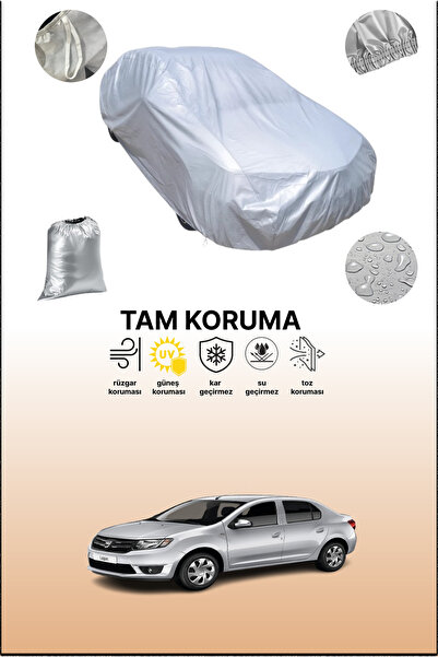 dokaca Gray Dacia Logan 2 2012 - 2016 Compatible Car Cover, Car Tarpaulin, Pr...