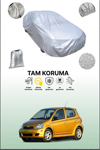 dokaca غطاء سيارة رمادي لتويوتا ياريس 5 أبواب 2003 - 2005 متوافق مع السيارات،...