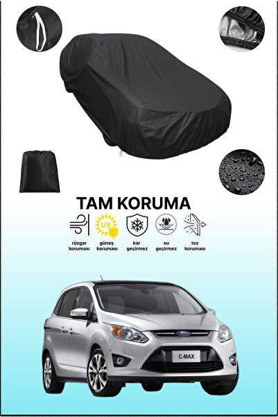 dokaca غطاء سيارة متوافق مع فورد سي-ماكس 2010 - 2014 باللون الأسود، غطاء واقي...