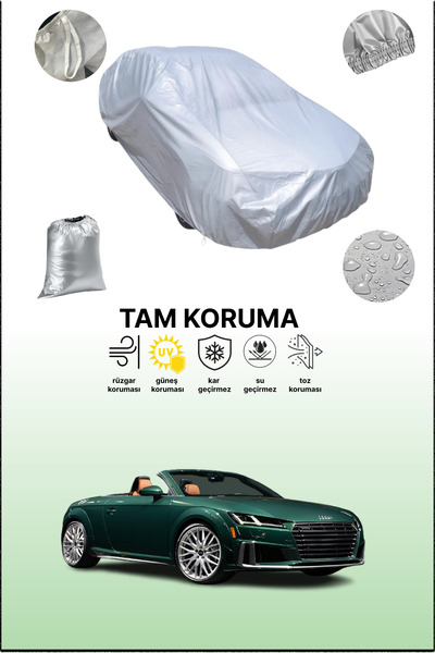 dokaca غطاء سيارة رمادي متوافق مع أودي تي تي إس رودستر 2018 - 2021، غطاء سيار...