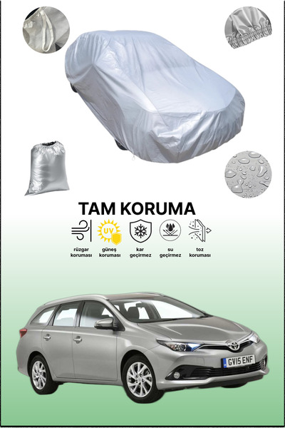 dokaca غطاء سيارة رمادي متوافق مع تويوتا أوريس 2 تورينج سبورتس، غطاء سيارة، غطاء واقي