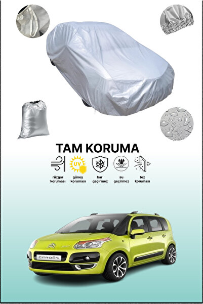 dokaca غطاء سيارة رمادي متوافق مع سيتروين سي3 بيكاسو 2008 - 2012، غطاء سيارة،...