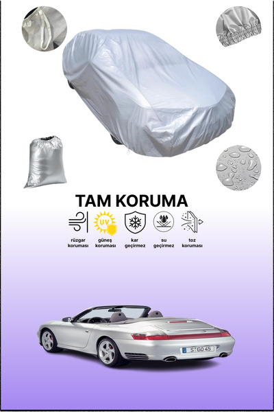 dokaca غطاء سيارة متوافق مع بورش 911 كاريرا 4s كابريوليه (996) 2003 - 2005، غ...