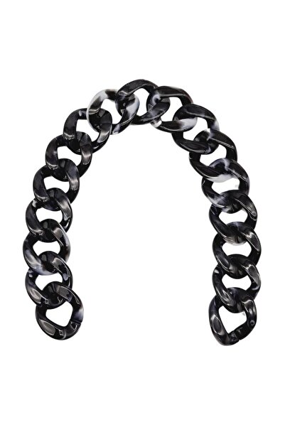 angel çanta aksesuar ملحق حقيبة Angel سلسلة أكريليك 41 سم لون أسود مدخن