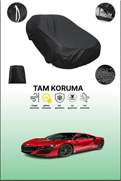 dokaca غطاء سيارة متوافق مع سيارة هوندا NSX 2 كوبيه باللون الأسود، غطاء حماية...