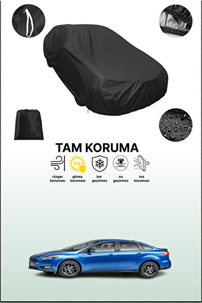 dokaca غطاء سيارة متوافق مع فورد فوكس سيدان 2014 - 2018، غطاء واقي، غطاء سيار...