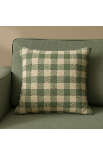 TURKISHRUG KINGDOM EKOSE KIRMIZI MAVİ YEŞİL SARI Dekoratif Pamuklu Dijital Ba...