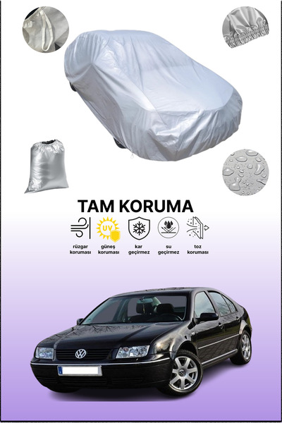 dokaca غطاء سيارة رمادي متوافق مع فولكس فاجن بورا 1998 - 2005، غطاء سيارة، غط...