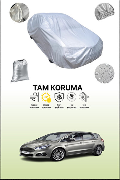dokaca Gray Ford S-Max 2015 - 2019 Compatible Auto Tarpaulin, Car Tarpaulin, ...