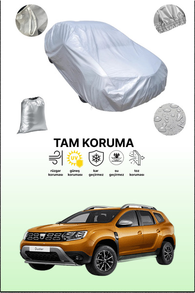 dokaca غطاء سيارة رمادي متوافق مع رينو داستر، غطاء سيارة، غطاء حماية