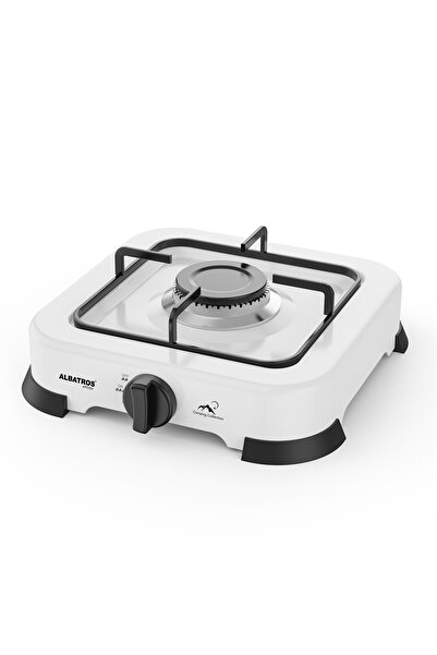 ALBATROS Gas Hob APG11W, 1 Burner, 2.2 KW, White