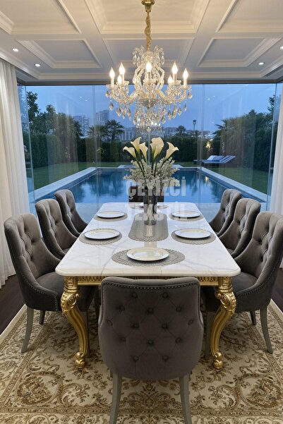 Çt Çeyizci Tekstil Amerikan Servis, 1 Runner 6 Supla Yemek Servis Takımı, Mas...