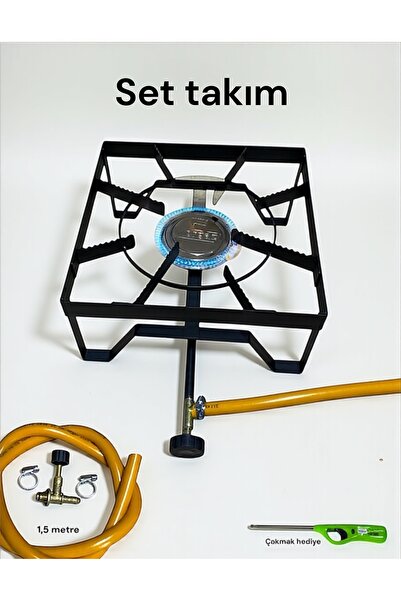 Orcamp Sanayi tipi Ev yer Ocak dar piknik tüpler uyumlu hortum başlık set canavar Ocak 30x30