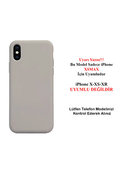 Merwish Apple iPhone Xsmax Compatible Velvet Logo Launch Silicone Case Cover Stone