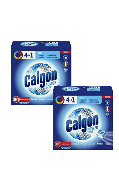 Calgon 4in1 Powerball Anti-limescale Tablets, 15 Pieces X2pcs