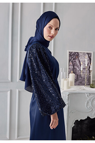 Fresh Janjanlı Şal Safir