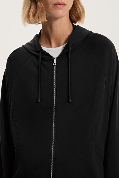 Oysho Kapüşonlu modal triko ceket