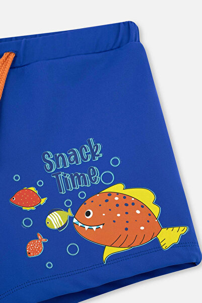 Dagi Mavi Balık Bask. Şort