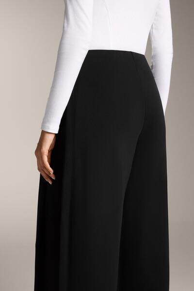 Oysho Modal kumaşlı yumuşak dokunuşlu yan pilili geniş paça pantolon