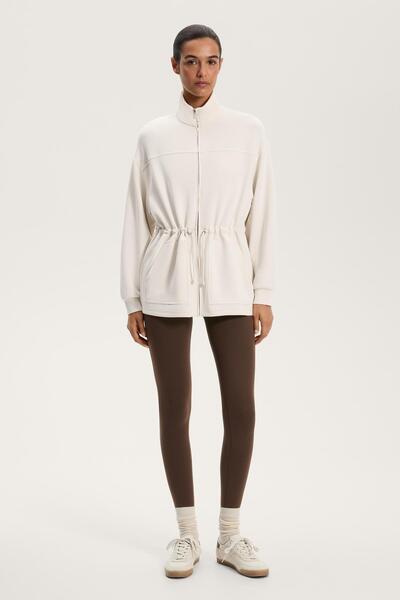 Oysho Long soft touch modal jacket with pockets