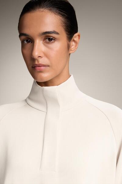 Oysho Back pleat long sweatshirt with soft-touch modal