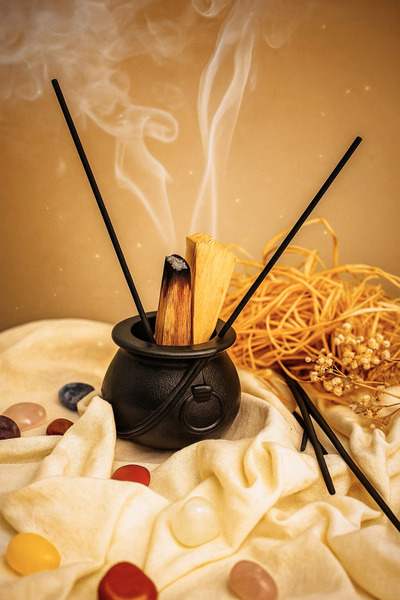 irecay Cadı Kazanı Mini Buhurdanlık & Palo Santo Seti