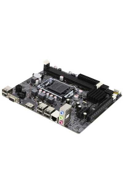 TURBOX WorkTeam H61C Sata Ddr3 1600MHz Usb 2.0 Vga Hdmi Ses Lan 1155P 2.3.Gen Anakart