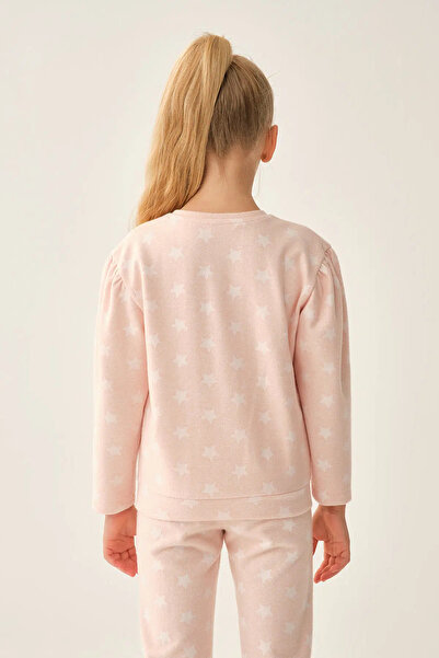 Dagi Pembe Yıldız Desenli Sweatshırt