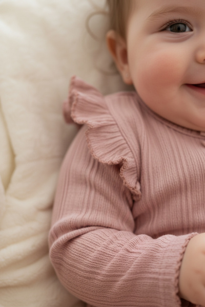 Minipodyum Kız Bebek Çıtçıtlı Patikli %100 Pamuk Bandanalı Tulum