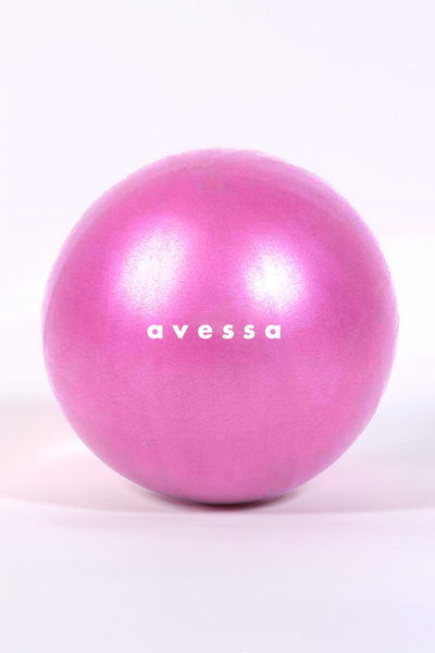 Verahed Avessa 30cm Pink Mini Pilates Ball Exercise Equipment for Plates Aerobics Cardio Gymnastics