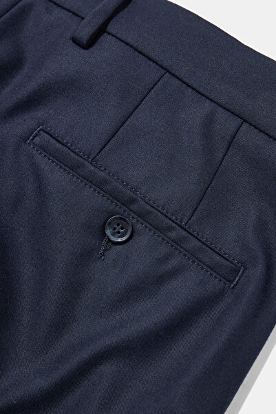 W Collection LACİVERT BORU PAÇA PANTOLON