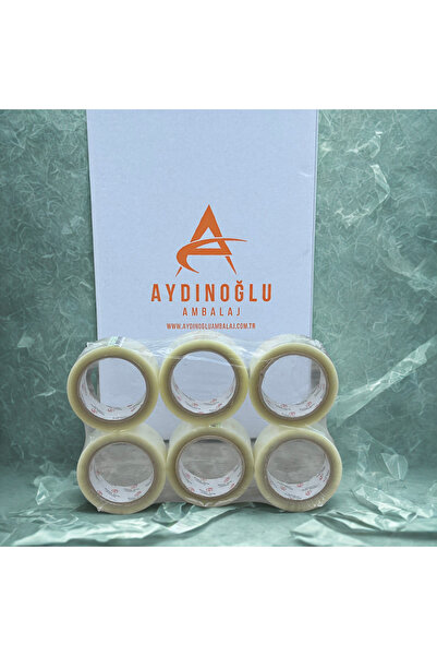 Aydınoğlu Ambalaj Koli Bandı 6 lı Hotmelt