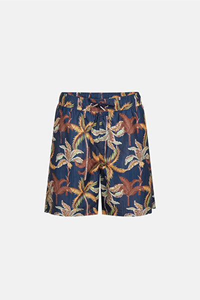 Dagi Πολύχρωμο σχέδιο φύλλων. Μεσαίο σορτς