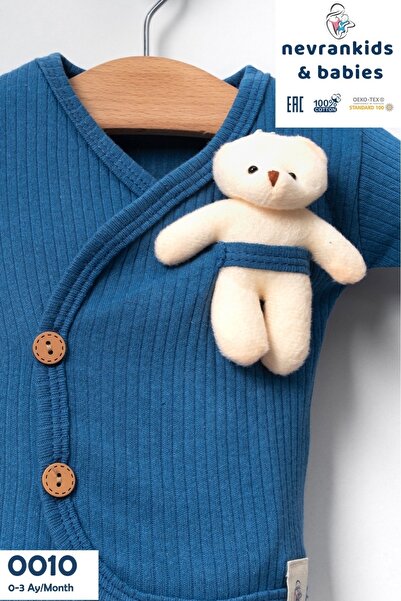 nevrankids Hastane Çıkışı 5'li Set (AYICIK HEDİYELİDİR) Mavi