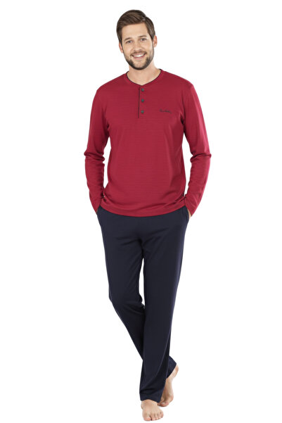 Pierre Cardin Men's Long Sleeve Home Wear Pajama Set Vr.P01.15C.V56.Y01