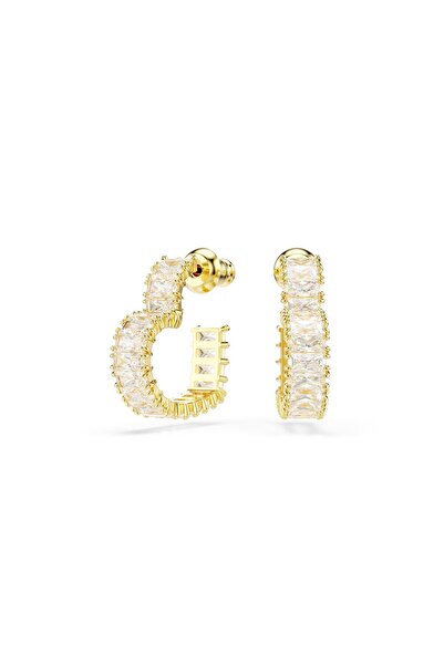 Swarovski 5693512 Küpe Matrıx:Pe Heart Whı/Gos