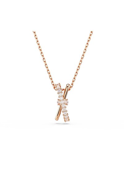 Swarovski 5689788 Kolye Hyperbola:Pend 2 Band Whıte/Ros