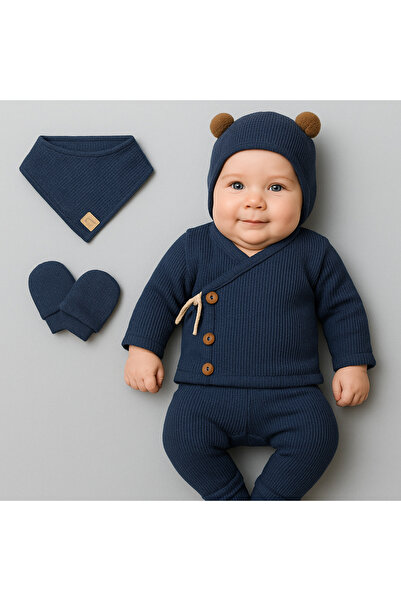 nevrankids Waffle Ip Bağlama’lı Kokonat Düğme 5'li Hastane Çıkışı