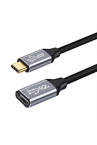 Timebox Cablu de date și încărcare rapidă 100W USB 3.1 extensie 10Gbps Type-C...