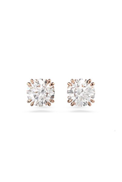 Swarovski 5638801 Küpe Constella:Pe Stud Rd Whıte/Ros