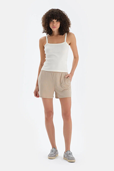 Dagi Ecru Strappy Camisole Tank Top