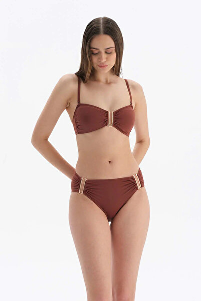 Dagi Καφέ στράπλες μπικίνι τοπ