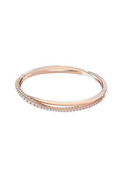 Swarovski 5620552 Bilezik Twıst:Bangle Whıte/Ros