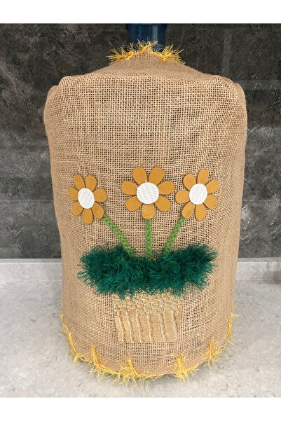 Egeceyiz Damacana Kılıfı Su Sebili Kılıfı Cam Damacana Koruyucu Jüt Kumaşlı.