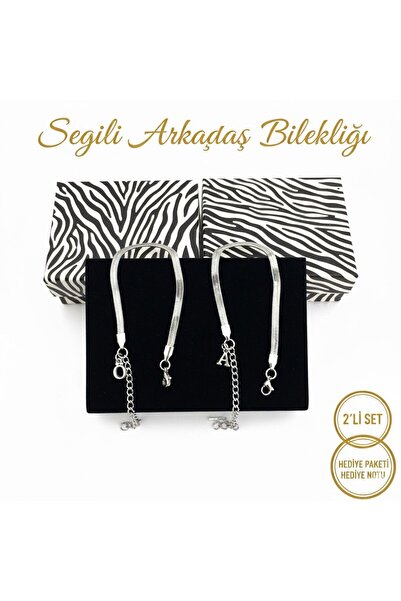 pofudukcase Kararmaz Çelik İtalyan 2 Li Harfli , Çift , Arkadaş , Bilekliği