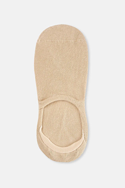 Eros White-Black-Tan Women's 3-Piece Invisible Socks