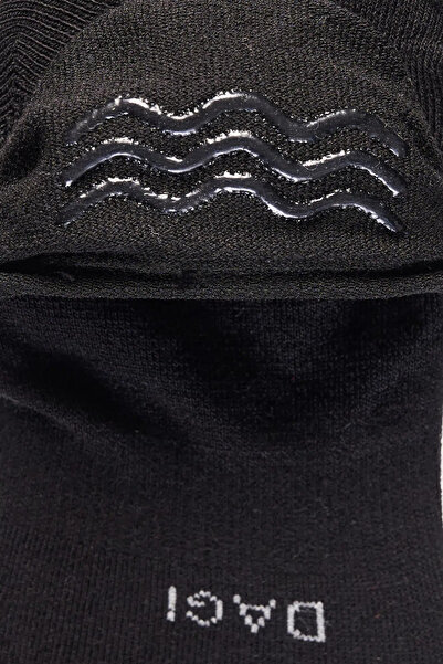 Dagi Siyah Kadın Pamuklu Görünmez Çorap 3'Lü